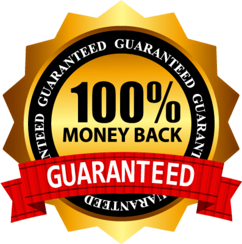 100% money back guarantee